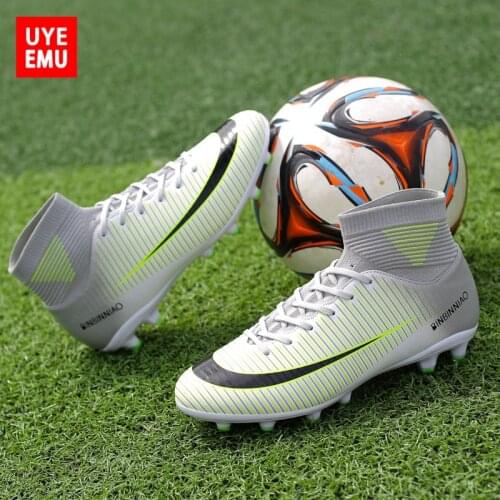UYEEMU Assassin 12 Football Shoes Male Tf Broken Nails Long Nails 2021 Summer New Woman Student Cr7 Anti-Skid Training Special