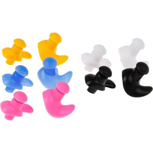 Soft Earplugs Silicone Waterproof Earplug Dust-Proof Ear Environmental Sport Plugs Diving Water Sports Swimming Pool Accessories