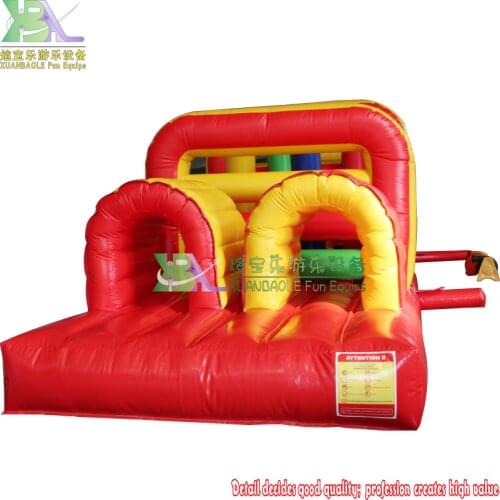 Outdoor Bouncy Castle Crawling Slide Inflatable Obstacle Course Game