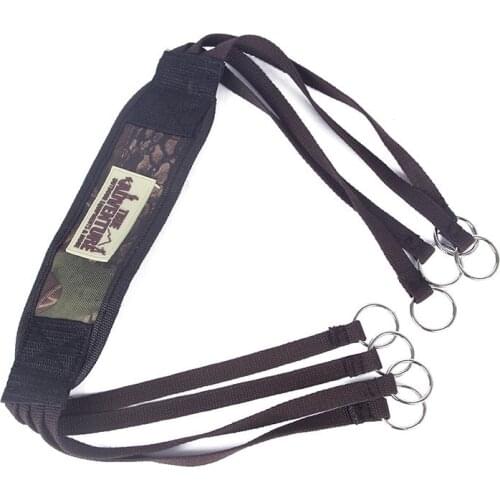 Outdoor Hunting Lanyard Camouflage Hunting Lanyard Hunting Supplies Strap Multi-buckle Multi-functional Strap Wear-resistant