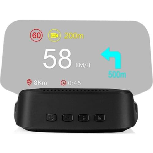 HUD Car GPS Navigation OBD2 Head Up Display Scanner On-board Computer Smart Windshield Gauges Bluetooth Speedometer Projection