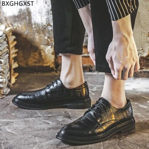 Black Oxford Shoes for Men 2021 Pointed Toe Dress Shoes Mens Fashion Formal Office Shoes Men Chaussure Homme Zapatos De Hombre