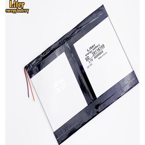 28116188 3.7V 6000MAH 30115190 Universal Li-ion battery for tablet pc 9 inch 10 inch 11 inch