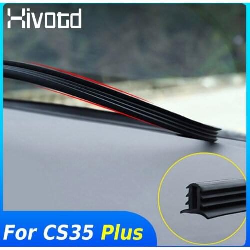 Hivotd Dashboard Soundproof Strip Decoration Central Control Edge Trim Interior Protection Accessories For Changan CS35 Plus