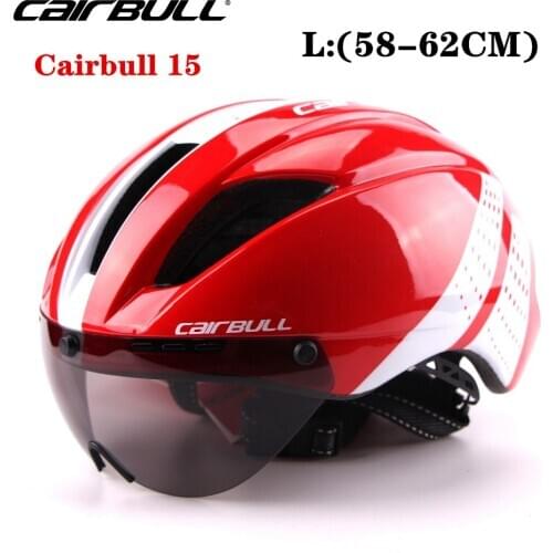 Ultra-light 280g Goggles Cycling Helmet Road Mountain MTB Bicycle Helmet In-mold Bike Helmet With Sun Visor Helmet M54-58cm