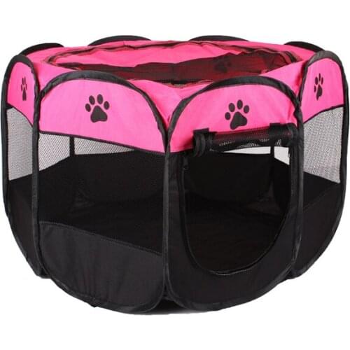 Eight-sided cage pet nest removable and washable folding octagonal fence Oxford cloth waterproof and scratch-resistant dog tent