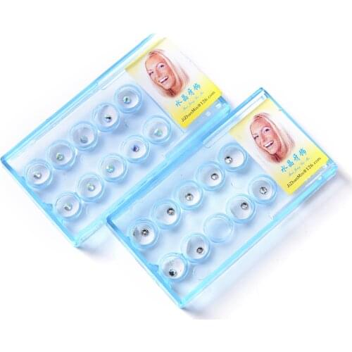 10pcs/card Diamond Bur Dental Gems Jewelry Teeth Whitening Studs Denture Acrylic Teeth Crystal Oral Hygiene Tooth Decoration