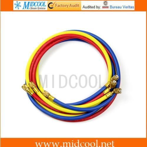 36'' 1/4'' SAE R12 R22 R134a R502 404A Refrigerant Freon Charging Hose for Air Conditioning System