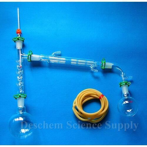 500ml,24/40,Distillation Apparatus,Vacuum Distill Unit,Vigreux Column W/Side Arm