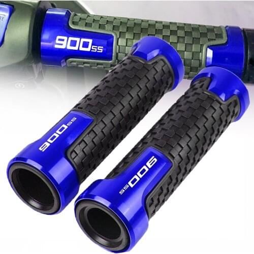 7/8 22mm Motorcycle Hand Grips Accessorie Handle Bar Handlebar Hand Grip For Ducati 900SS 900 SS 1991-2006 2005 2004 2003 2002