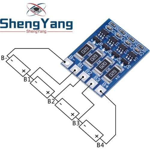 ShengYang 4S 4.2v li-ion balancer board li-ion balncing full charge battery balance board