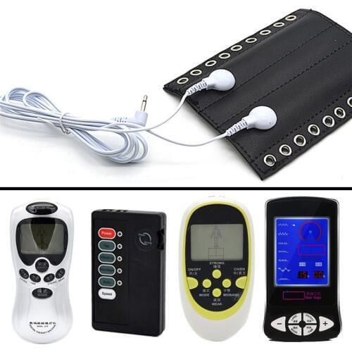 Electric Male Penis Ring Sex Electro Shock Pulse Kits Electrical Orgasm Stimulation Cock Rings Medical Sex Toys For Man Sex shop