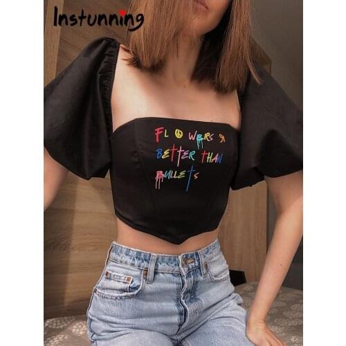 Instunning Women's Cropped T-shirts