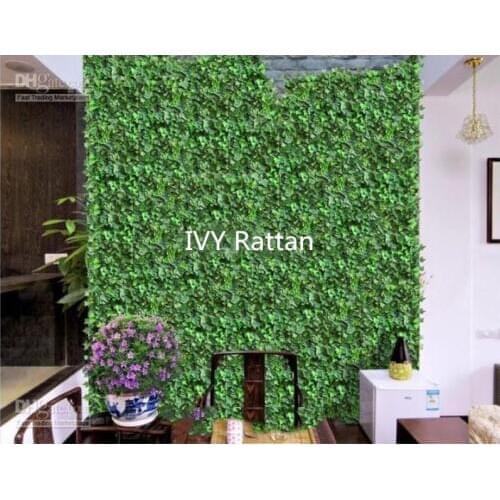 98"/pcs Artificial Silk Simulation Climbing Vines Green Leaf Ivy Rattan for Home Decor Bar Restaurant Decoration