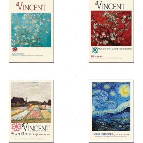 Van Gogh Oil Painting Canvas Art Print Poster Picture Wall House Decoration Mural