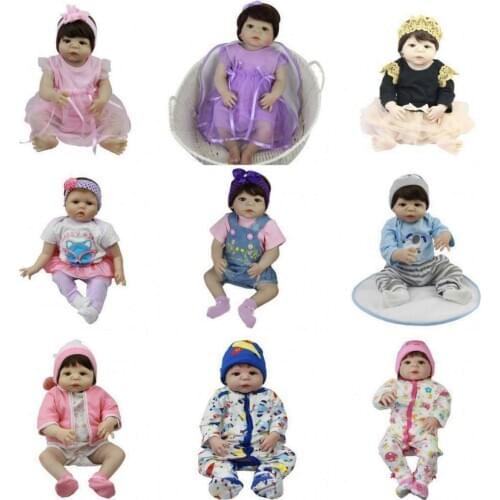 Baby Dolls Clothes Romper Vinyl Doll Outfit Dress For 22''-23'' Reborn Girl Doll American Girl Doll Clothes Doll Clothes