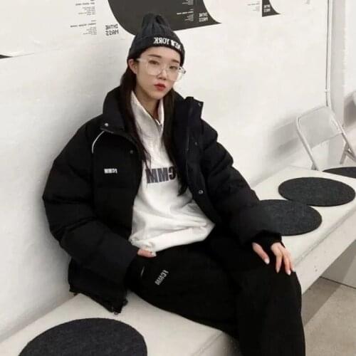 Korean Down Padded Jacket Women New Winter Jacket Female Short Overcoat FashionLoose Warm Bread Clothing Parka Coat Outerwear