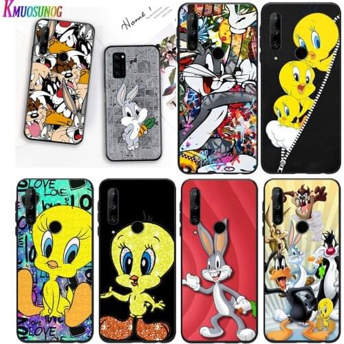Bunny Bird Duffy Duck For Huawei Honor 7C 7A 7S 8 8A 8X 8C 8S 9 9S 9X 9N 9A 9C 9i Pro Lite Silicone Black Soft Phone Case