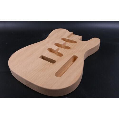 Unfinished Guitar body Replacement Mahogany Wood DIY Guitar TL SSS Bolt On