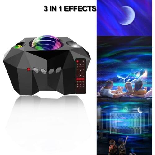 2021 New Arrive Starry Sky Lights Wireless Remote DJ Disco Lamp Bedroom Home Part Dream Light For Holiday