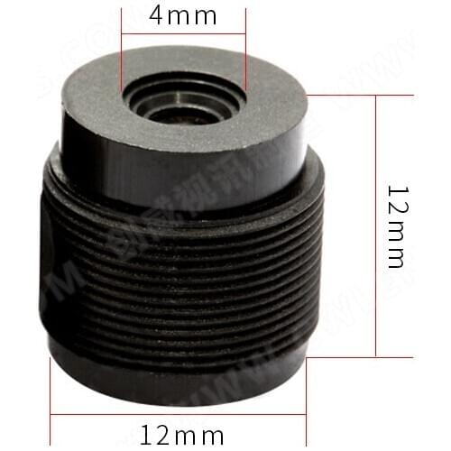 Flat Lens 9.9mm High-definition Black and White Infrared Lens Mouth M12 Interface