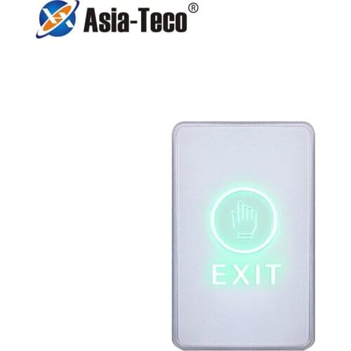 NC/NO/COM Touch Backlight switch finger Touch release door open button exit switch touch button for Access Control System