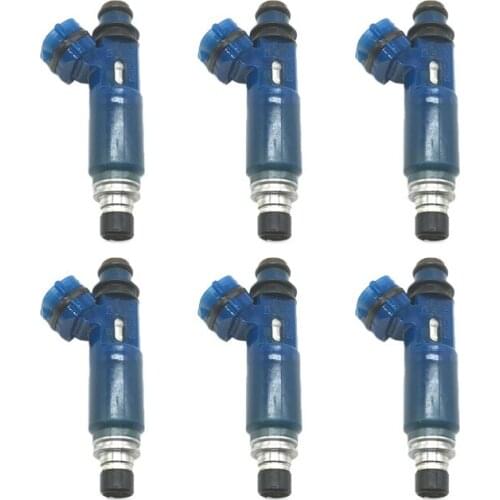6Pcs Fuel injector for Mazda MX-5 1998-2005 1.6 MK2 MK2.5 # 195500-3030