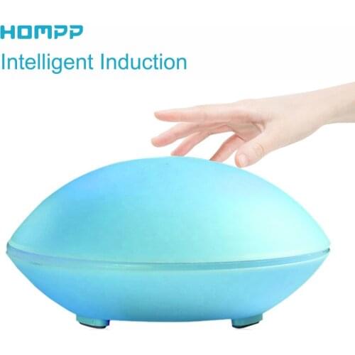 USB Essential Oil Diffuser,Small Shell Shaped Ultrasonic Aroma Diffuser 7 Color Lights Valentines Gift 80ml Pink Bule