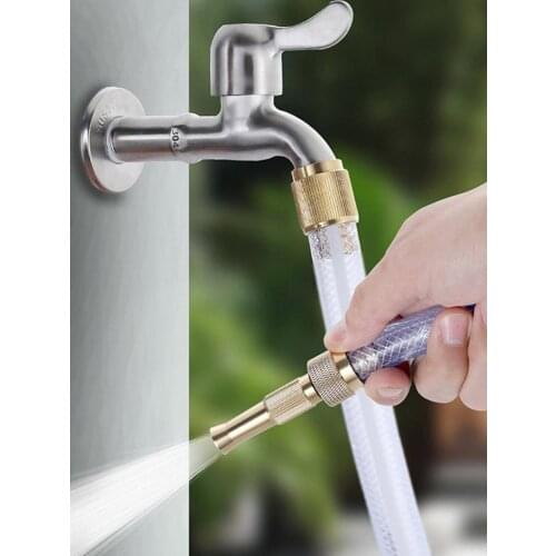 High Quality Brass Water Pipe Joint Quick Connect Garden Hose Fitting Washing Machine Pipe Water Hose Joint Kitchen Accessorie