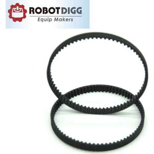 2GT Endless Timing Belt, 250mm Length, 125 Teeth, 9mm Width, 250-2GT-9