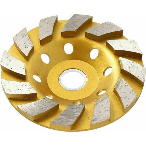 4in Diamond Segment Grinding Wheel Angle Grinder Disc for Granite Stone Marble Masonry Concrete Cut