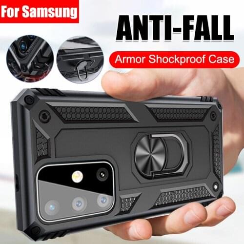 Armor Case for Samsung M32 A32 A52 A12 A02S A72 A42 S20 FE A21s A03S Silicone Cover Galaxy M12 M02S M51 M11 M31S A31 A11 A41 A51