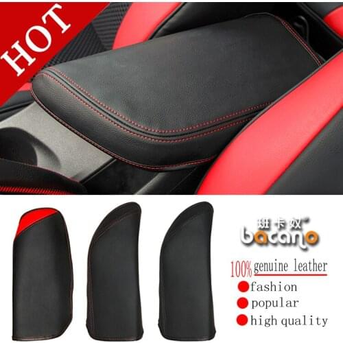Free Shipping Genuine Leather Armrest Console Pad Cover Cushion Support Box Armrest Top Mat Liner FOR REGAL Excelle