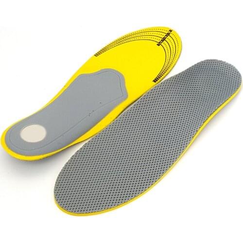 BIMUDUIYU Shock Absorb Support Insole Breathable Running Walking Free Size Unisex Men Women Casual