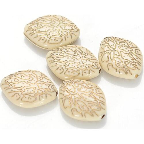 Wholesale Vintage Inspired Ethnic 20x16 MM 500 Pcs/lot Acrylic antique style Beads for Jewelry DIY Making