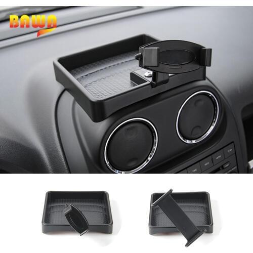 BAWA GPS Stand 360 degree Rotating Car Interior Dash Mobile Phone Navigation Pad Holder Mount Bracket for Jeep Compass 2017 2018