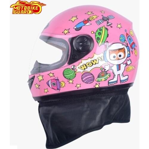 48-55cm Winter Motorcycle Childrens Helmets Moto Full Face Child Helmet Motocross Kids Helmet Removeable Liner Helmets