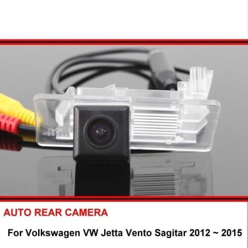 For Volkswagen VW Jetta Vento Sagitar 2012~2015 wireless Car Reverse Reversing CCD SONY HD Parking Backup Car Rear View Camera