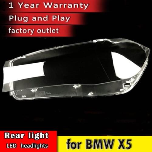 New Suitable for BMW X5 X6 lampshade 2014 2015 2016 2017 2018 new For BMW F15 F16 headlamp cover shel