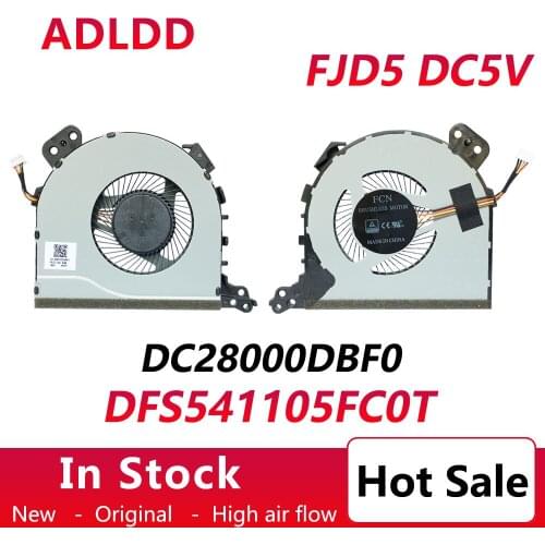 New CPU Laptop Cooling Fan para Lenovo IdeaPad 320-15ABR 320-15AST 320-15IAP Tipo 80XS 80XV 80XR 81A3 DC28000DBF0