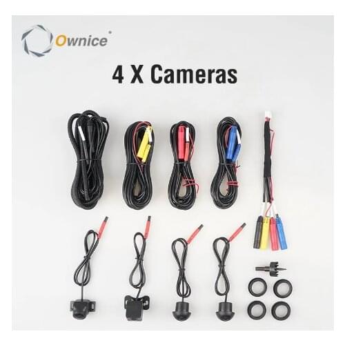 Panorama Camera Car Bird View System 4 Camera Rear/Front/Left/Right 3D 360 Camera Only for Ownice k7 Android Car Radio