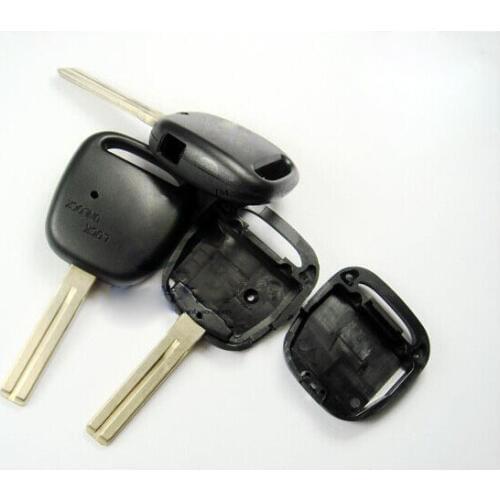 Remote Key Fob Case Cover 1 Button Holes on side of Shell Car Key Blank Shell For Toyota With TOY48 Blade