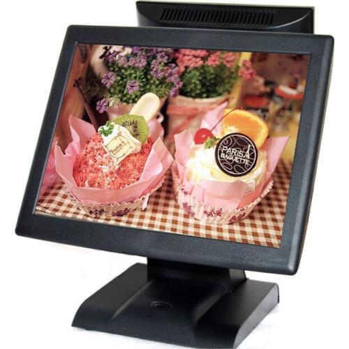 Sales POS system for supermarket POS terminal dual screen black lottery low price POS machine