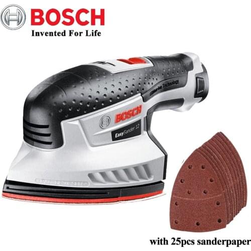 Bosch Sander EasySander 12 Rechargeable Cordless Sander Multifunctional Vibration Polishing Sandpaper Machine Electrical Tools