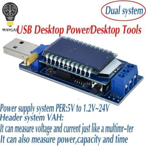 DC DC USB Boost Buck Converter Power Module 5V 12V to 1.2V- 24V Adjustable Regulated power supply Ah capacity Volt meter ammeter