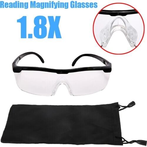 1.8x Magnifying Glasses PC Reading Glasses Magnification Lenses Portable Magnifier Eyewear For Parents Gift