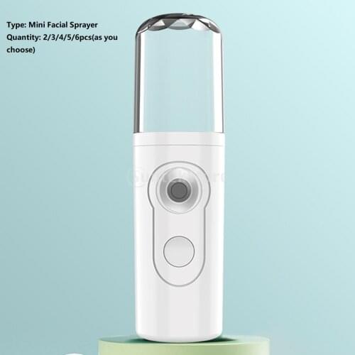 Facial Humidifier Nano Mist Face Sprayer Atomization Mister Salon 2-6pcs