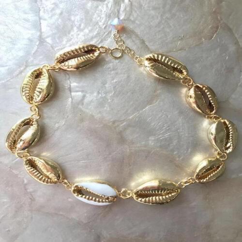 Stainless steel chain Acapulco Cowrie Shell Rimmed Necklace Choker accessories statement necklaces for women femme jewelry boho