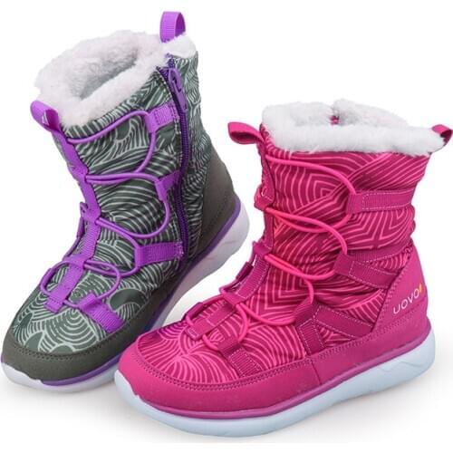 Dolakids Girls winter boots new childrens snow boots cotton boots Princess winter tide childrens shoes ankle boots