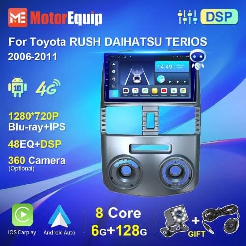 6G 128G Autoradio For Toyota RUSH DAIHATSU TERIOS 2006-2011 Car Multimedia Player GPS Navigation Android Auto Carplay IPS 9 Inch